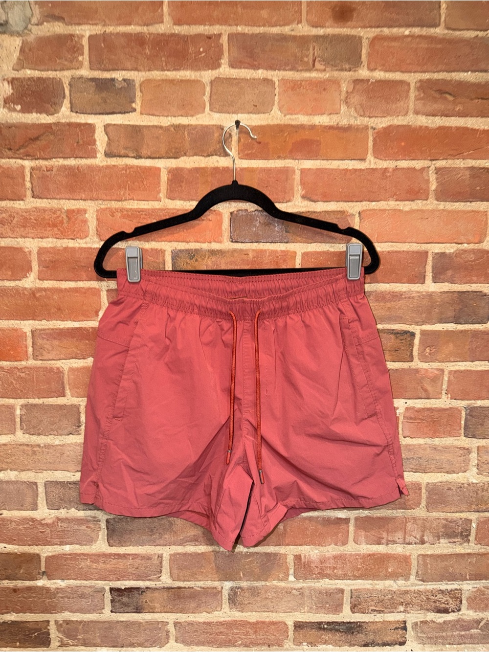 Coral Active Drawstring Shorts with Mesh Liner Active Sports Running 6” Inseam